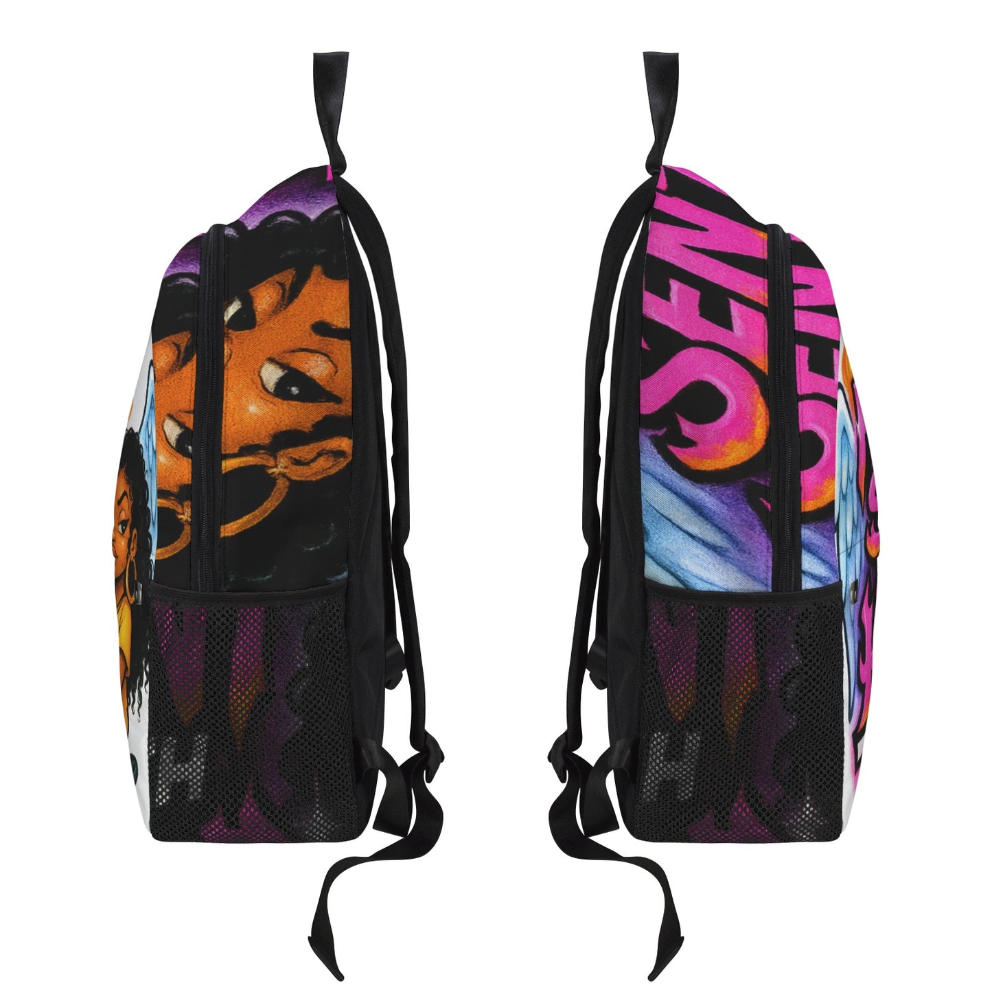 Heaven Sent with Hood Tendencies Backpack Premium Backpack (Model 1754)