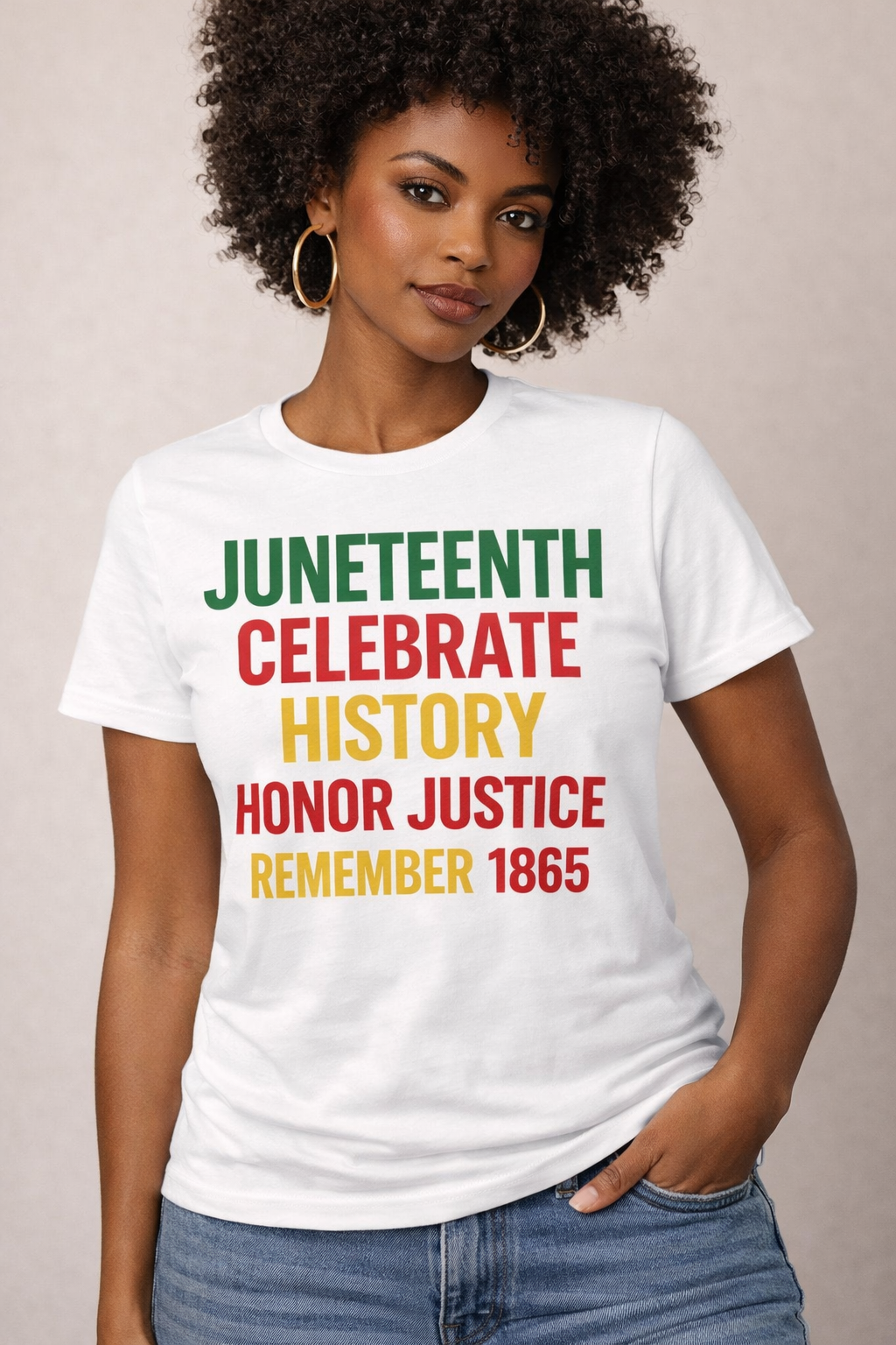 Juneteenth Celebrate History Honor Justice T-Shirt (Unisex Graphic Tee)